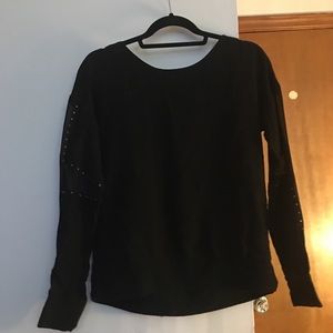 Large see through sleeve shirt